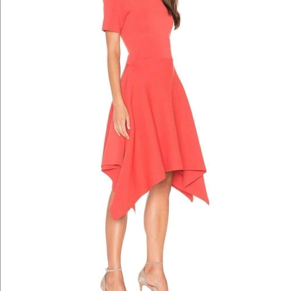 TY-LR ODESSA KNIT RED RUST COLOR DRESS SIZE S